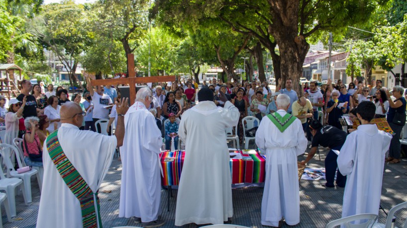 O encontro do Movimento Igreja em Saída ocorre todo terceiro domingo de cada mês