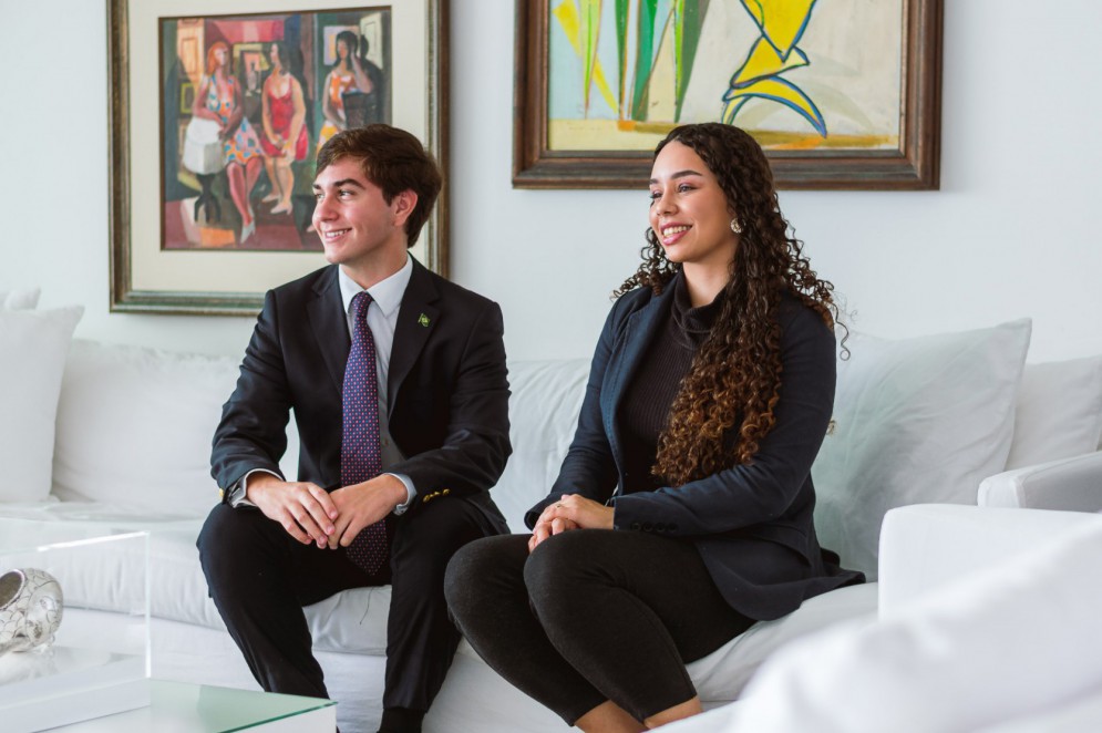 ￼ Aloísio Neto e Dhena Pinheiro de  Souza, fundadores da Brazilian Youth Academy(Foto: Divulgação)