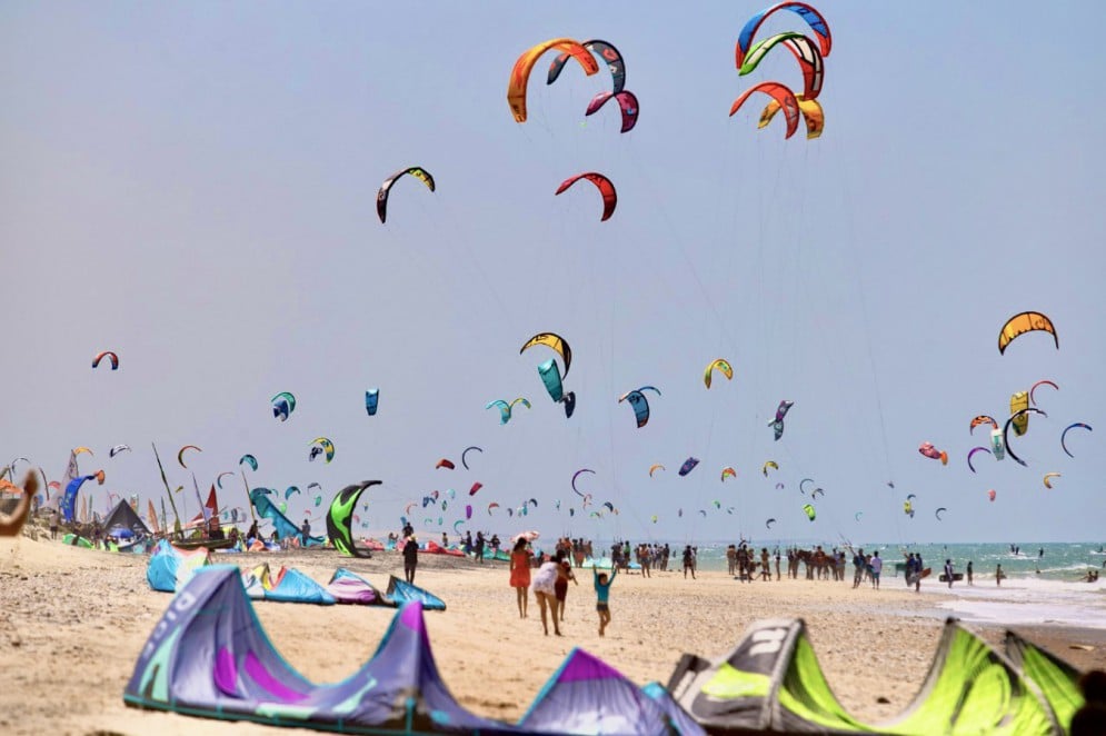 Kitesurfe é uma âncora do turismo esportivo. (Foto: Talles Freitas)