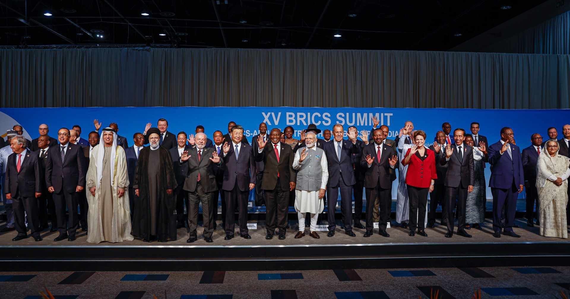 ￼LULA e presidentes dos países amigos do Brics (Foto: Ricardo Stuckert/PR)