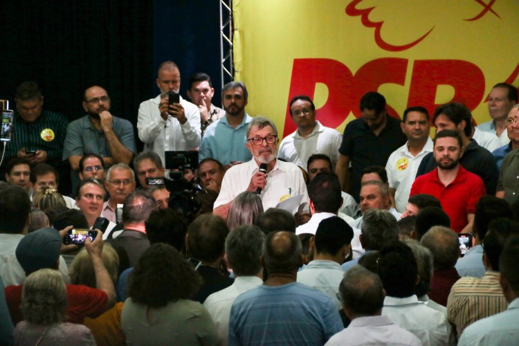 ￼Posse do Eudoro Santana no PSB foi um dos maiores eventos preparatórios para 2024 até aqui(Foto: Yuri Allen/Especial para O Povo)