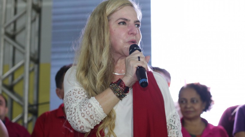 LUIZIANNE comandou evento no Jangurussu e confirmou sua pré-candidatura