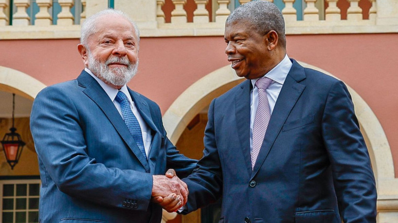 Luanda, Angola, 25.08.2023 - Presidente da República, Luiz Inácio Lula da Silva é recebido em cerimônia oficial pelo presidente angolano João Lourenço. Foto: Ricardo Stuckert/PR