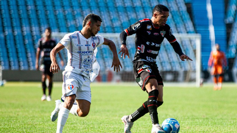 Maranhão e Ferroviário em partida válida pelo jogo de ida das quartas de final da Série D 2023