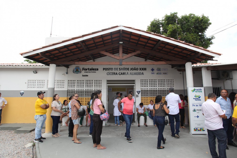 Posto de saúde João XXIII Cícera Carla(Foto: FÁBIO LIMA)