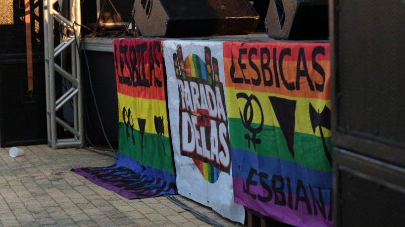 FORTALEZA, CEARÁ, BRASIL, 29-08-2023: Dia da visibilidade lésbica Gentilândia. (Foto: Yuri Allen/Especial para O Povo)