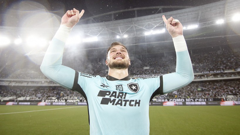 Lucas Perri. Botafogo x Bahia pelo Campeonato Brasileiro no Estadio Nilton Santos