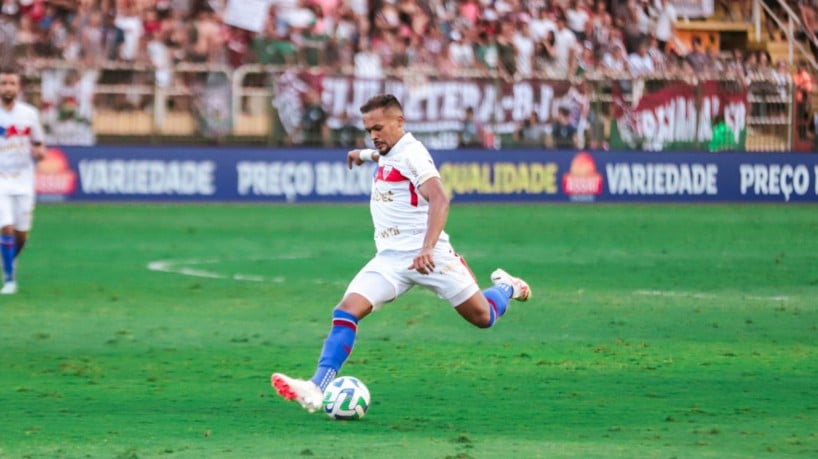 Bruno Pacheco, do Fortaleza, em partida contra o Fluminense, pela Série A 2023