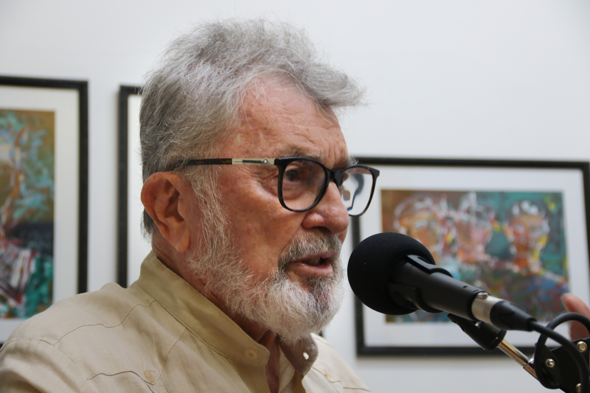 FORTALEZA, CEARÁ, BRASIL 04-09-2023: foto Eudoro Santana entrevista para o podcast Jogo Politico. (Foto: Yuri Allen/Especial para  O Povo) (Foto: Yuri Allen/Especial para O Povo)