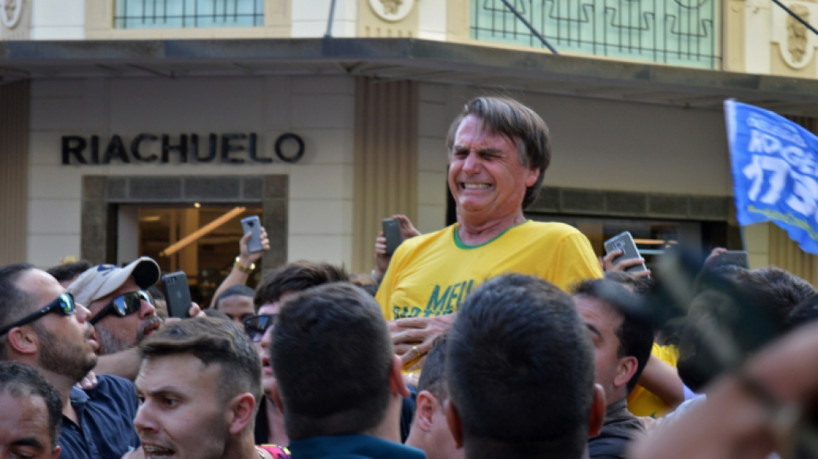 Bolsonaro levou a facada em 6 de setembro de 2018, em Juiz de Fora (MG)