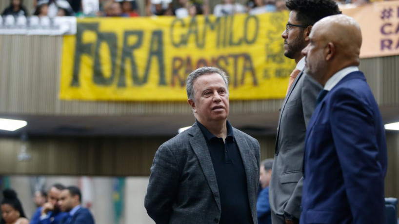 São Paulo SP 19/09/2023   Câmara Municipal de São Paulo sessão que  trata do pedido de cassação do vereador Camilo Cristófaro (Avante) por racismo. Foto Paulo Pinto/Agência Brasil