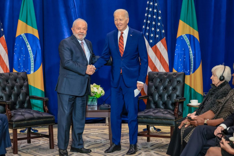 Nova York, EUA, 20.09.2023 - Presidente da República, Luiz Inácio Lula da Silva, se encontra com o Presidente dos Estados Unidos, Joe Biden, em Nova York. Foto: Ricardo Stuckert/PR