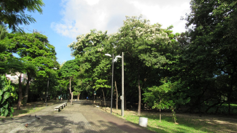 Parque Parreão é localizado no bairro de Fátima, em Fortaleza