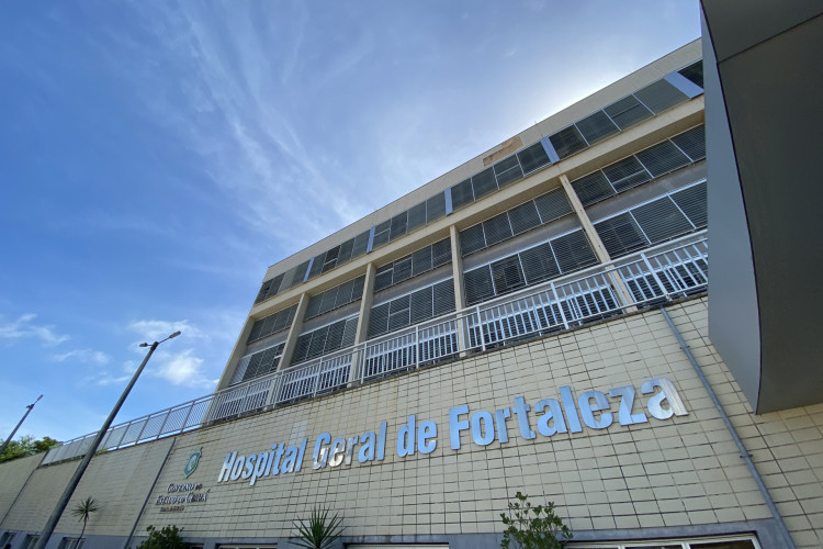 Imagem de apoio ilustrativo: fachada do Hospital Geral de Fortaleza (HGF)