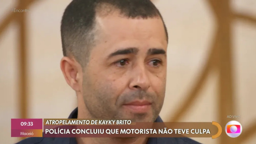 Motorista que atropelou Kayky Brito, Diones Coelho, se emociona ao falar sobre acidente em entrevista e diz 'carregar traumas'