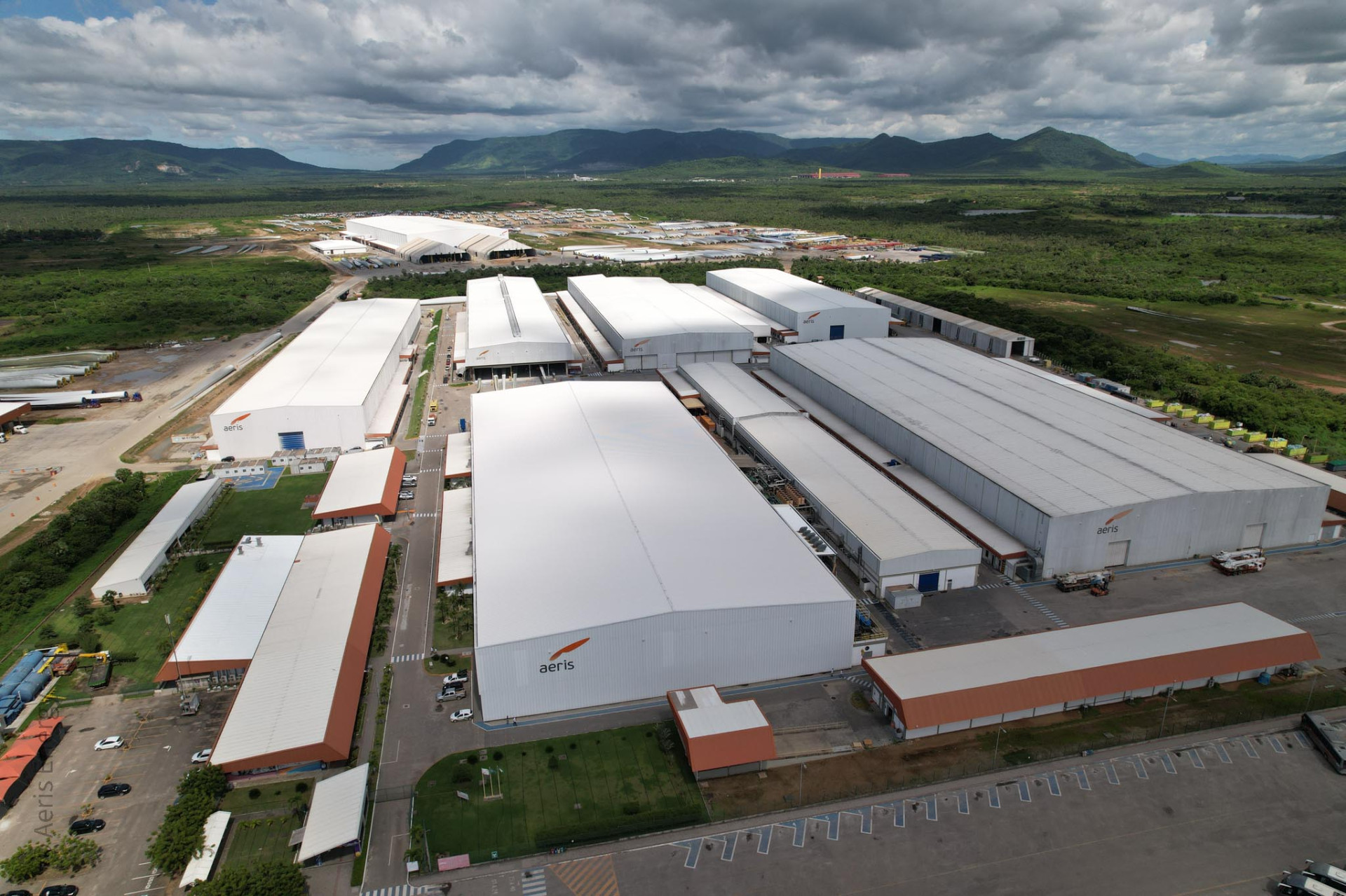 ￼VISTA AÉREA da planta sede 
da Aeris Energy em Caucaia (Foto: Davi Capistrano/Aeris/Divulgação)