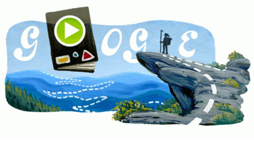 Doodle de hoje (2/10) homenageia a Trilha dos Apalaches.