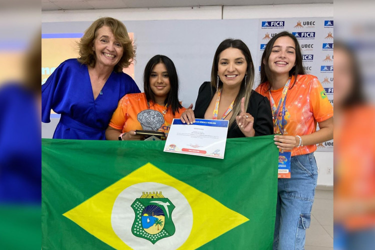 A escola conquistou o pódio em duas categorias da competição