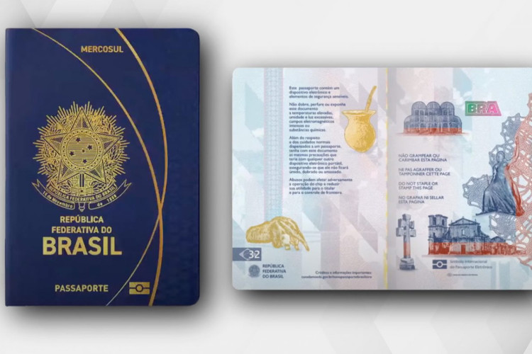 Novo Passaporte Brasileiro emitido em 2023