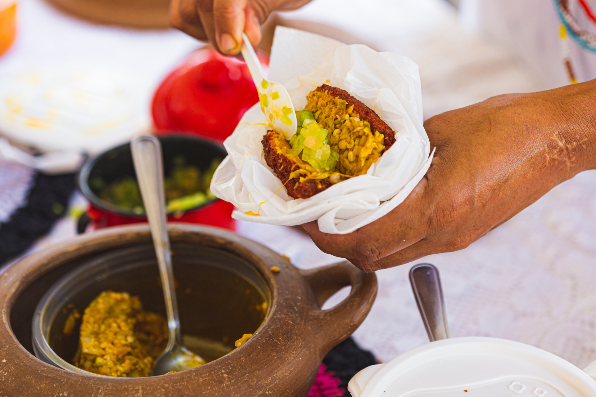 Mercado AlimentaCE promove Ajeumbó: Festival e Seminário de Cultura Alimentar Afroancestral (Foto: Thiago Matine/divulgação)