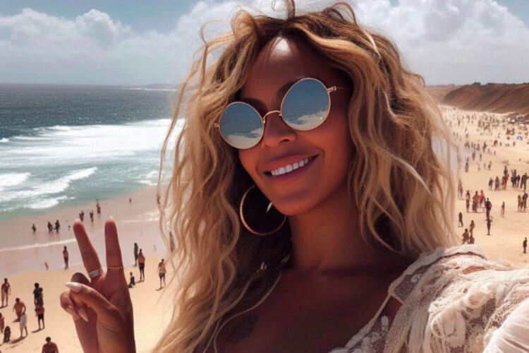 Beyoncé no Ceará através de inteligência artificial
