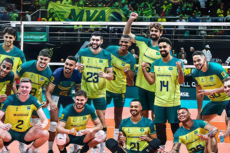 Brasil vence Itália por 3 a 2 e está na Olimpíada de Paris. Foto: Wander Roberto/CBV