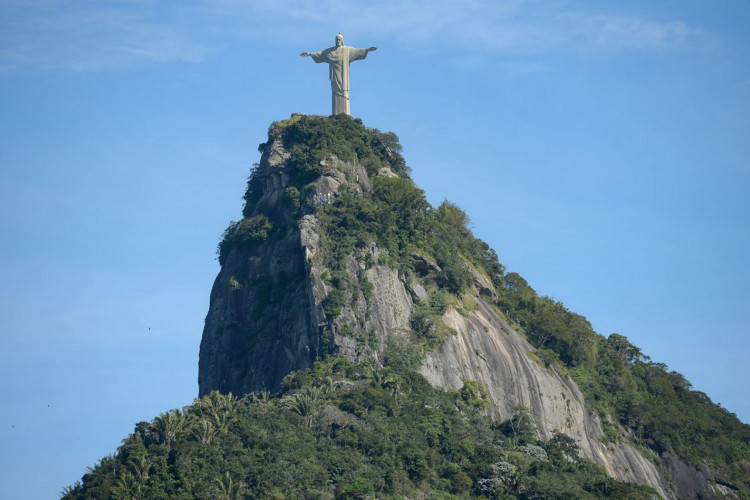 Vista do Cristo Redentor no Rio de Janeiro