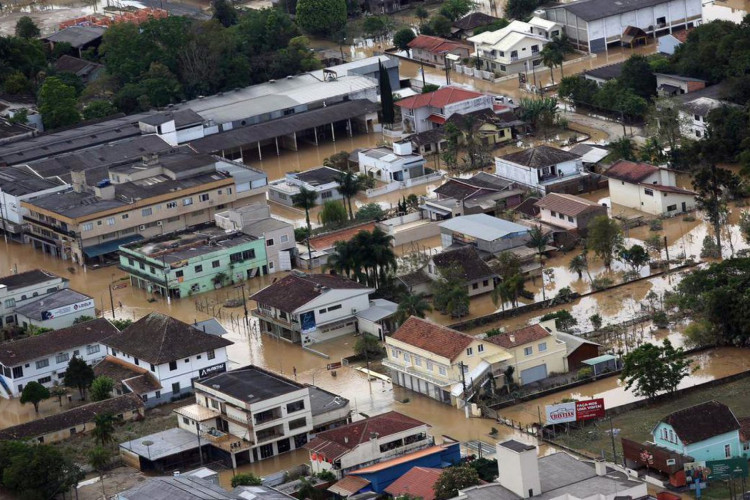 Santa Catarina - Força-tarefa do governo federal, coordenada pelo ministro da Integração e do Desenvolvimento Regional, Waldez Góes, visita municípios de Santa Catarina atingidos pelas fortes chuvas. Foto: Dênio Simões/MIDR