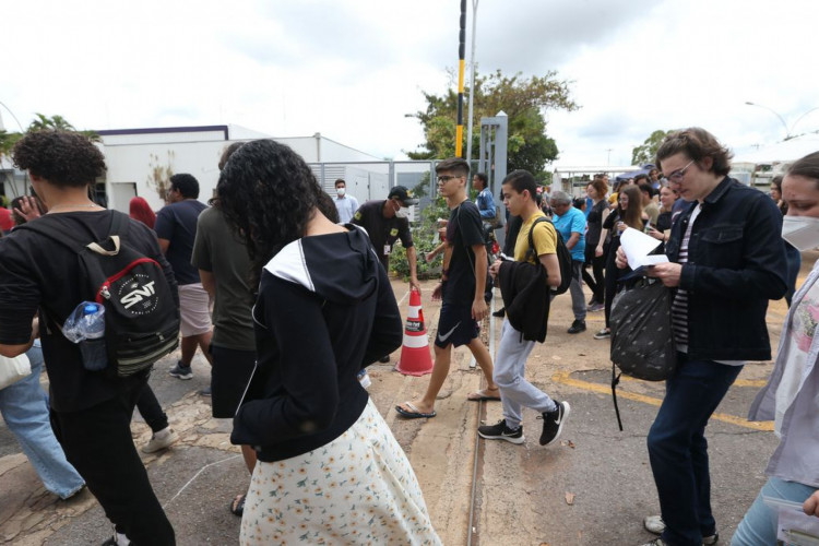 Abertura dos portões, segunda etapa do Exame Nacional do Ensino Médio (Enem) 2022. 