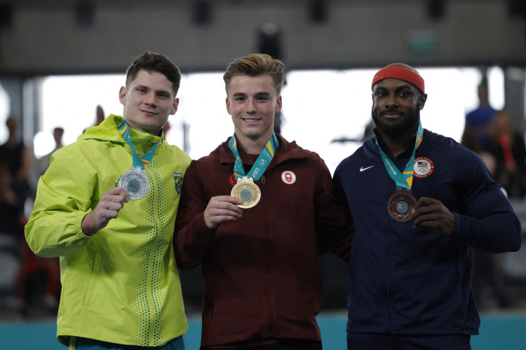 Diogo Soares ficou com medalha de prata na final individual de ginástica artística do Pan-Americano