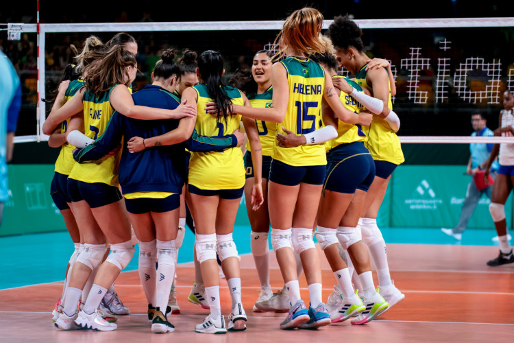 21.10.2023 - Jogos Pan-americanos Santiago 2023 - Vôlei Feminino - Brasil x Cuba