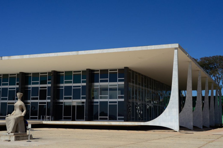 Fachada do edifício sede do Supremo Tribunal Federal - STF