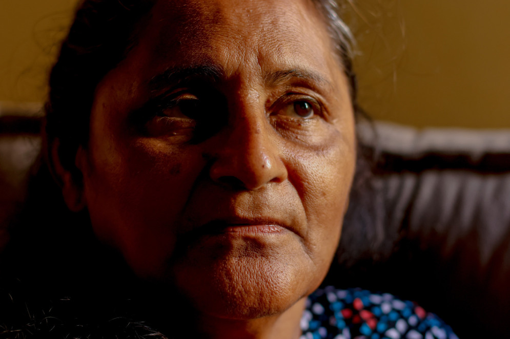 Luzia Gomes, 64 anos, passou por quatro perdas na família(Foto: AURÉLIO ALVES)