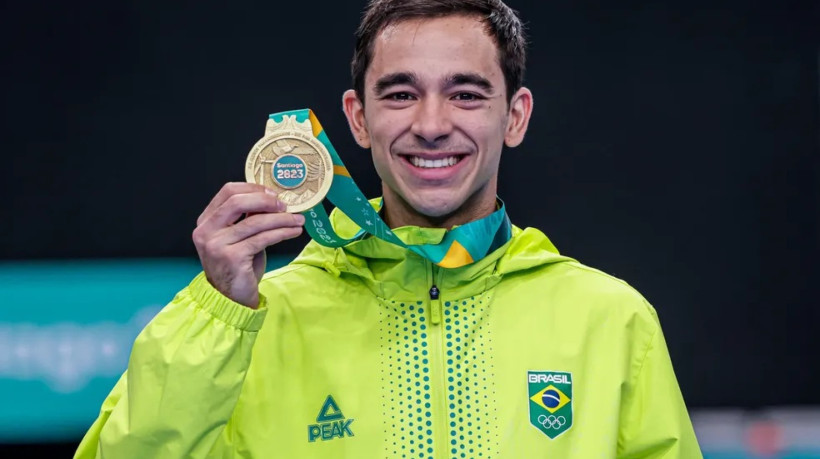 Hugo Calderano já ganhou a medalha do ouro no tênis de Mesa individual, e agora busca outro ouro em equipes; confira a programação e as modalidades dos Jogos Pan-Americanos de hoje, domingo, dia 05 