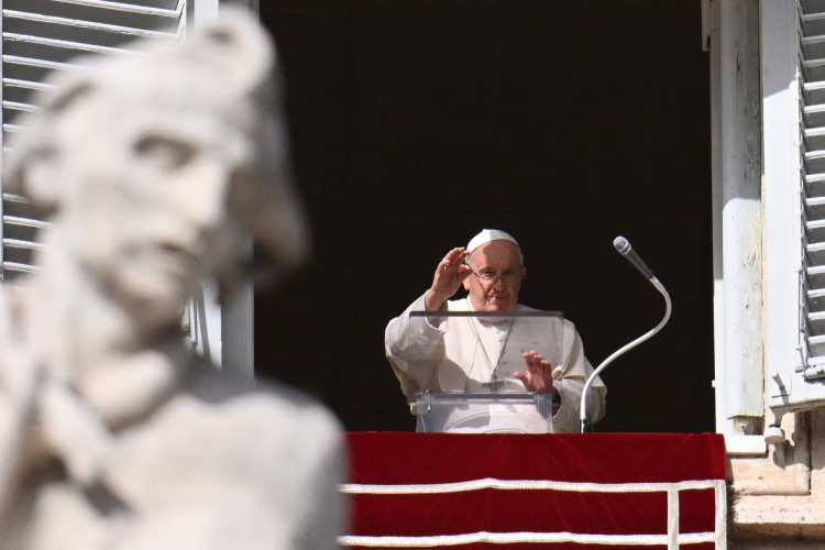 ￼Papa Francisco durante celebração neste domingo no Vaticano