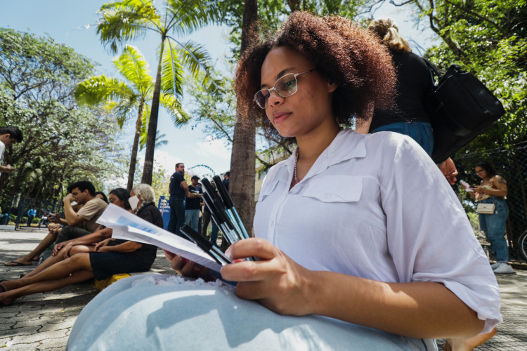 Amanda Evelly, 19 anos, está na segunda tentativa de ingressar na faculdade pelo Enem