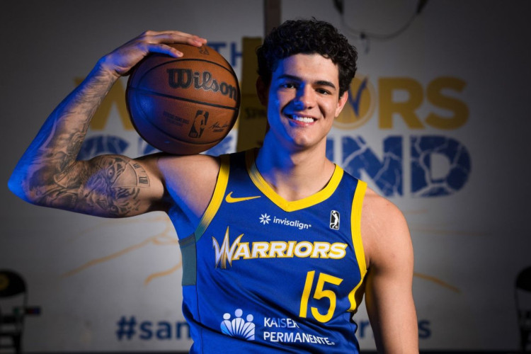 Gui Santos já pertencia ao Golden State Warriors desde o draft de 2022, mas só poderia se juntar a equipe profissional na NBA com a assinatura de seu contrato  