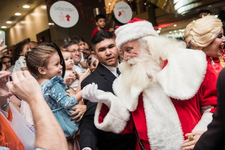 Papai Noel chega neste sábado, 11, a partir das 17h, em um evento gratuito direto da avenida Santos Dumont