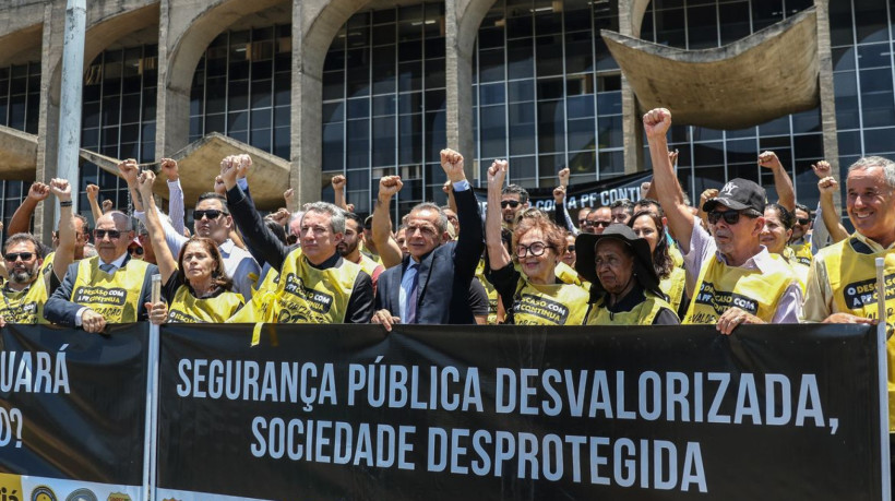 Policiais federais fazem mobilização por reestruturação de carreiras