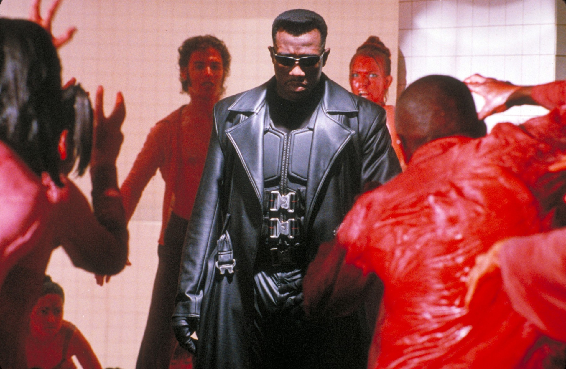 Wesley Snipes no papel do vampiro caçador da Marvel  (Foto: Reprodução/Marvel Entertainment)