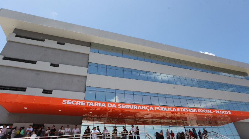 ￼FACHADA do Centro Integrado de Segurança Pública