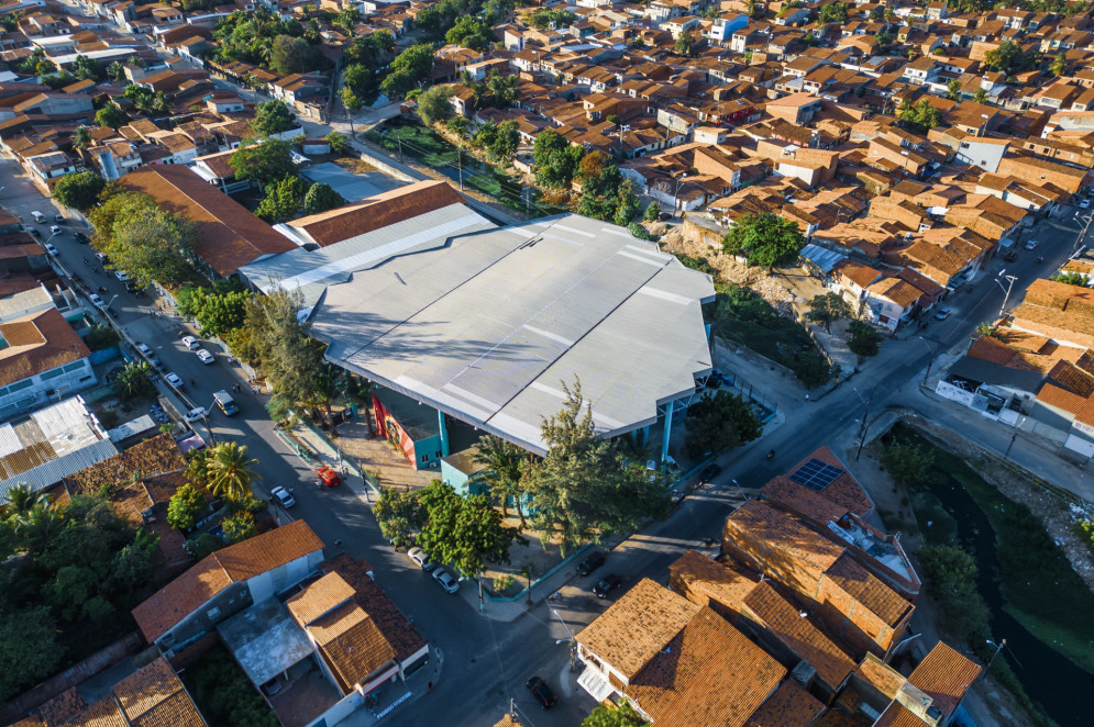 Vista aérea do Centro Cultural Bom Jardim (Foto: FCO FONTENELE)