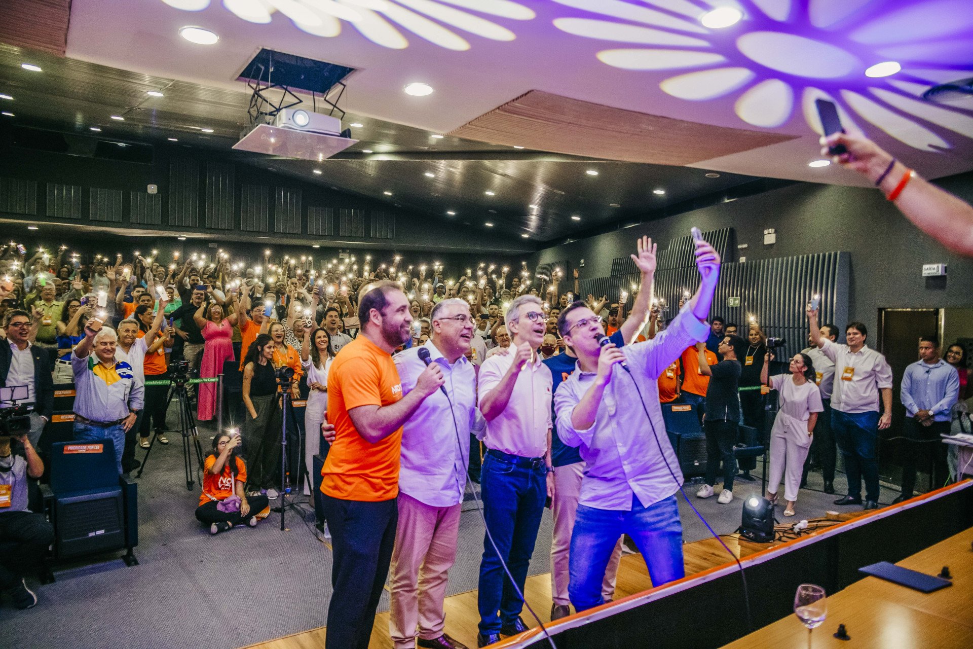 23.11.25 Novo lança pré-candidatura de Luis Eduardo Girão à prefeitura de Fortaleza (Foto: Divulgação/Partido Novo)