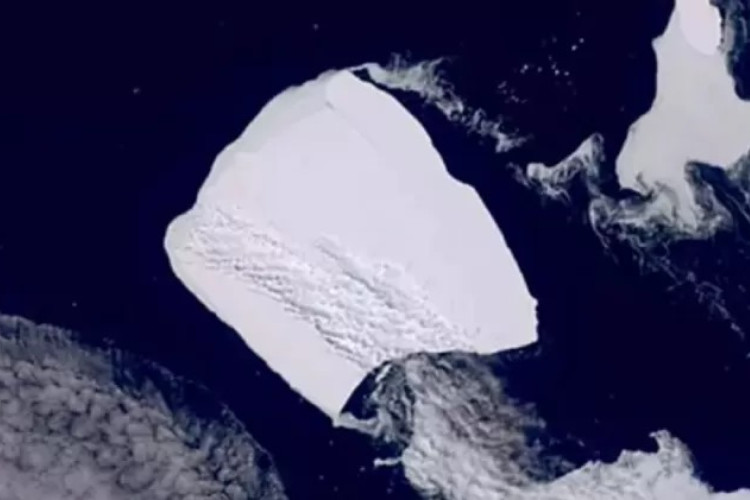 Iceberg A23a, capturado pelo satélite da ESA