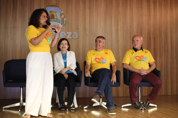 ￼CERIMÔNIA de abertura no Paço Municipal