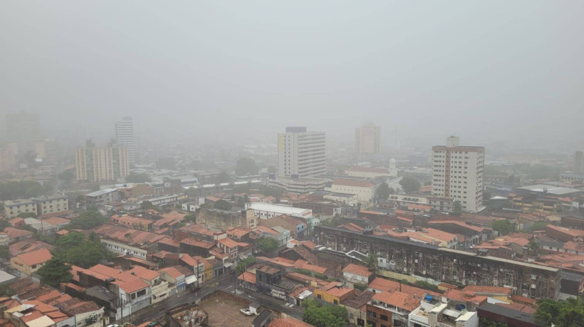 Fortaleza registrou chuva de 61,4 milímetros na manhã dessa terça-feira, 28