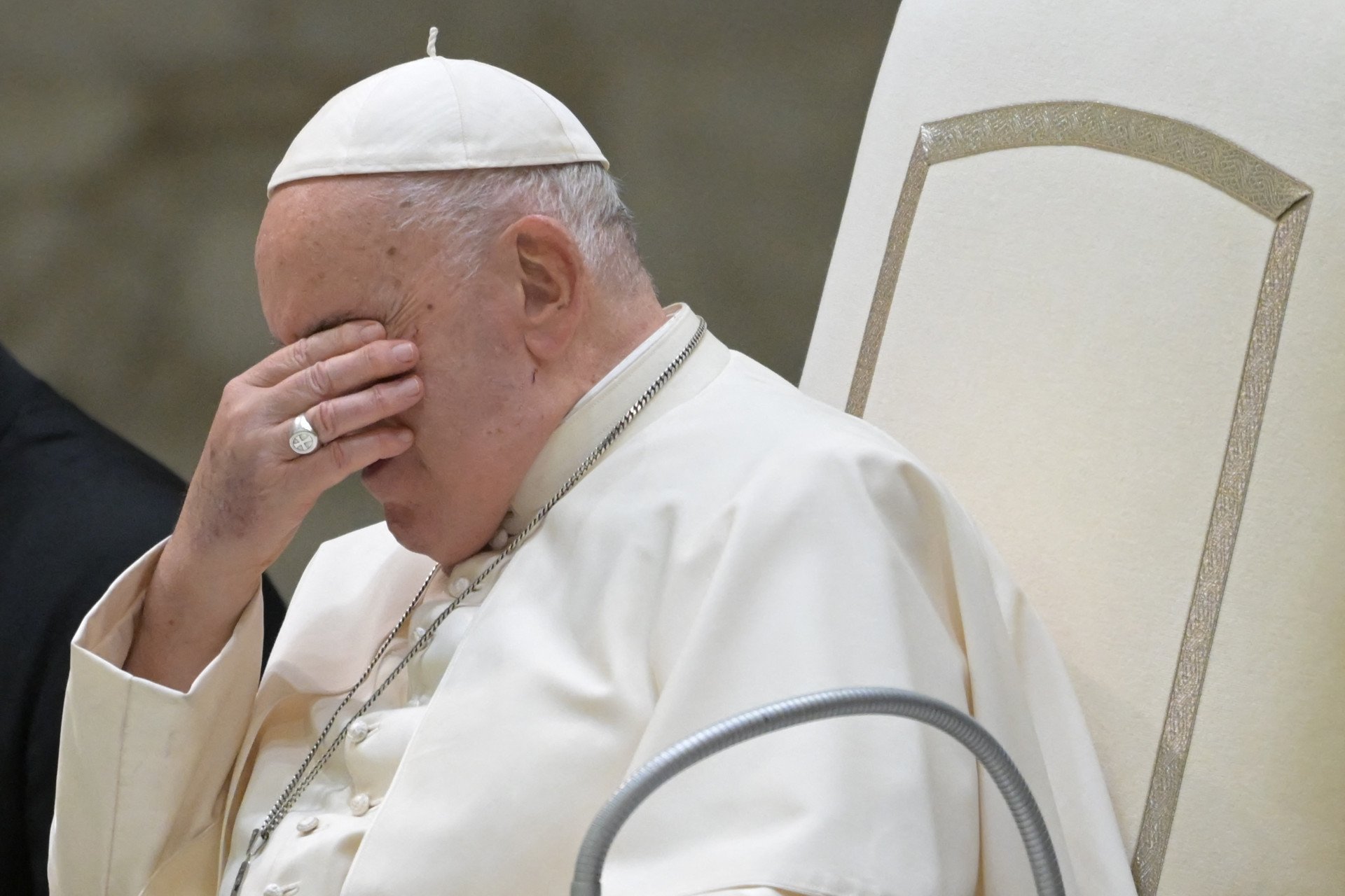 ￼PAPA Francisco está internado desde 14 de fevereiro (Foto: Tiziana FABI/AFP)