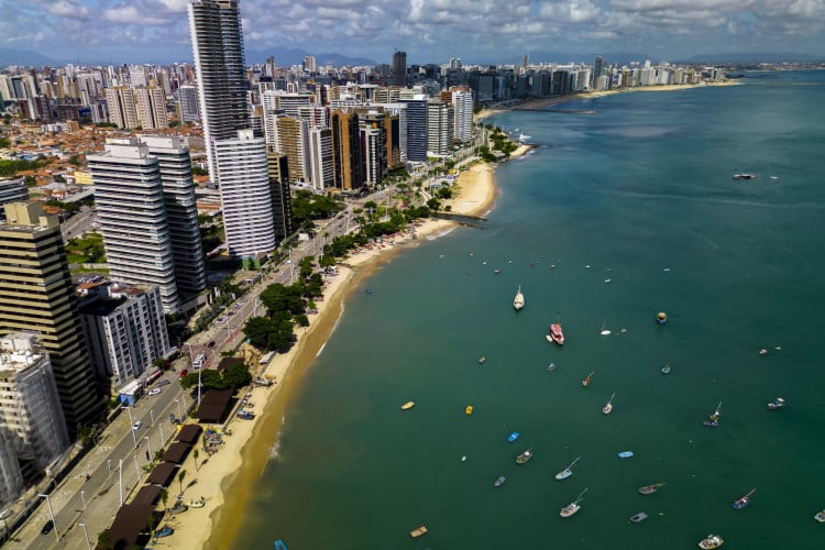 Fortaleza pode ser inundada por conta do aumento do nível do mar até 2050. 