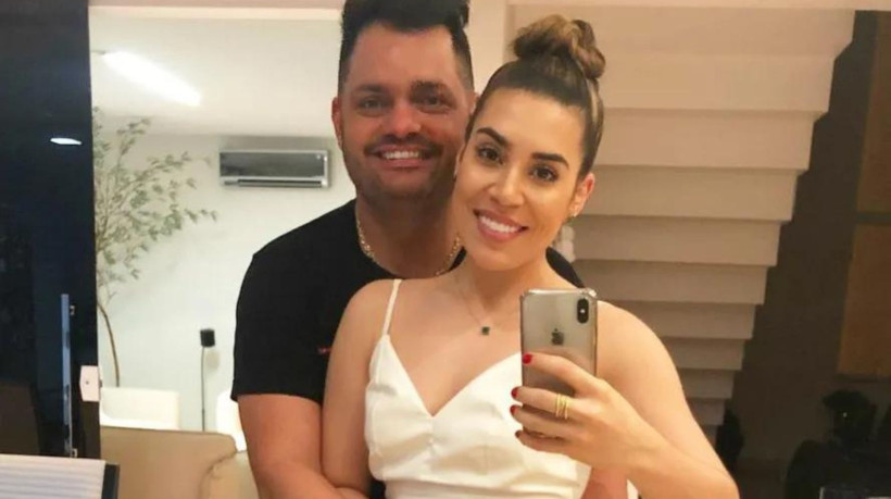 Naiara Azevedo e o ex-marido, Rafael Braga