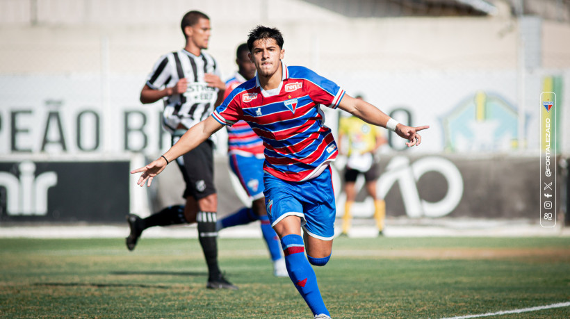 Caio Dantas marcou na vitória do Fortaleza contra o Ceará pela Taça FCF